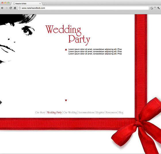 Custom Wedding Website